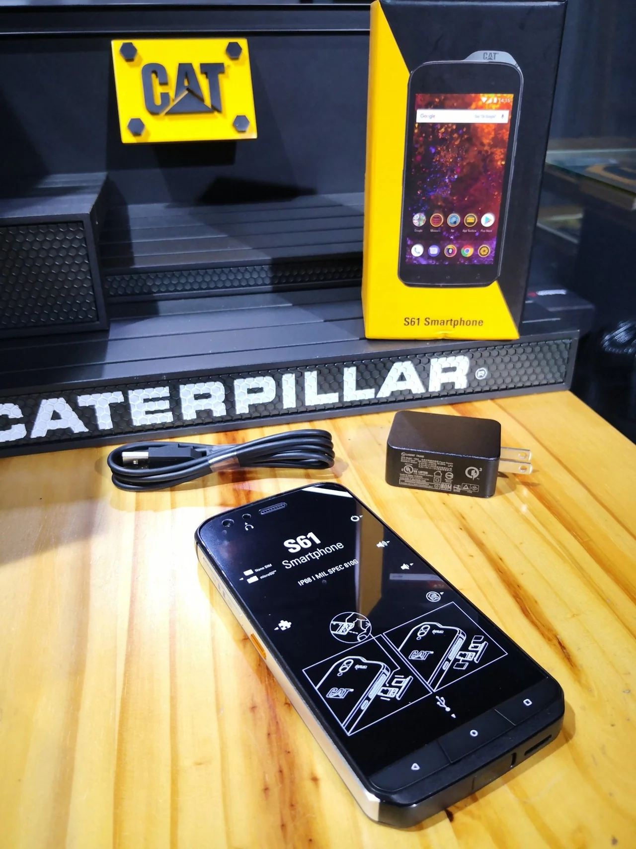 Celular CAT Caterpillar CAT S61 Smartphone Con Tecnología MSX® de FLIR  camara termica FLIR® Medida de Distancia Asistida por Laser. Monitoreo  Temperatura y Calidad del Aire en Interiores. Waterproof Impermeable  Resistente a